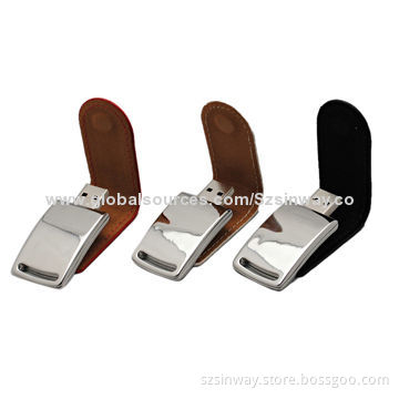 USB 3.0 USB flash drive, high speed USB drive, leather swivelNew